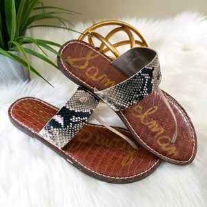 Sam Edelman snakeskin sandals